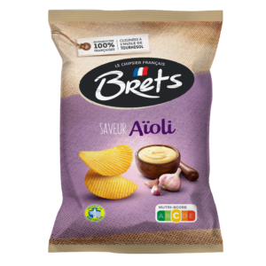 Aïoli Garlic flavor Chips Brets EXCA