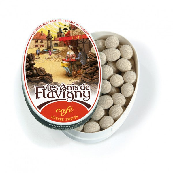 Coffee - Anise Candy Oval Box