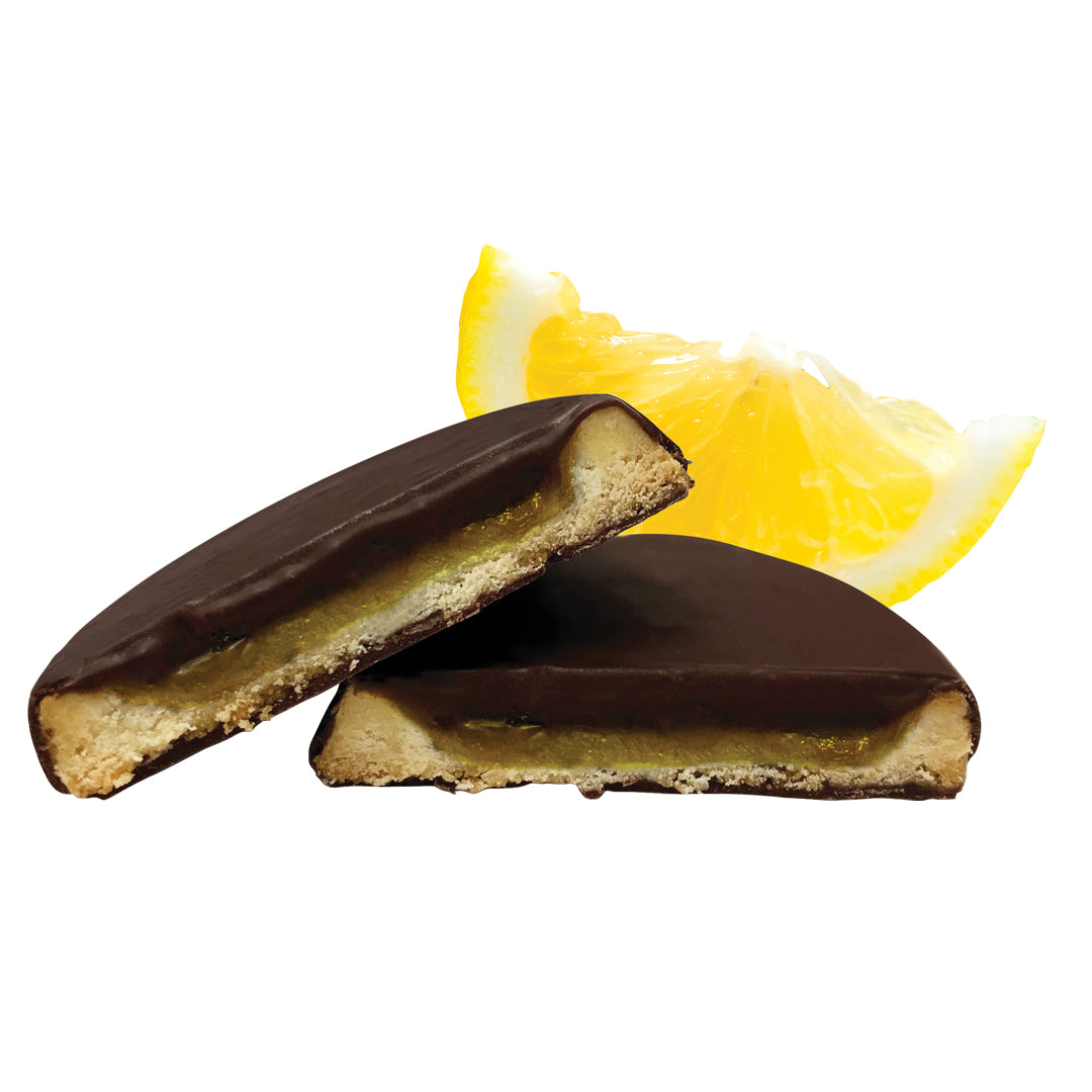 Butter Biscuits Lemon dipped in 70% Dark Chocolate