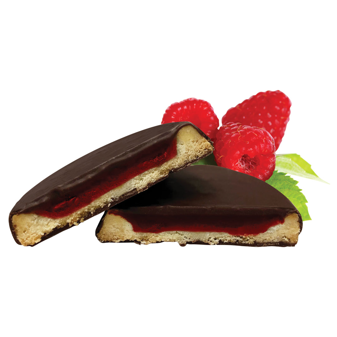 Butter Biscuits Raspberry dipped in 70% Dark Chocolate