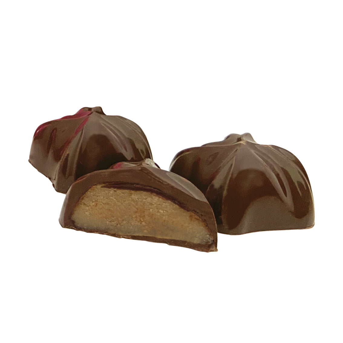 Amandine - Almond paste with sugar cane dipped in milk chocolate