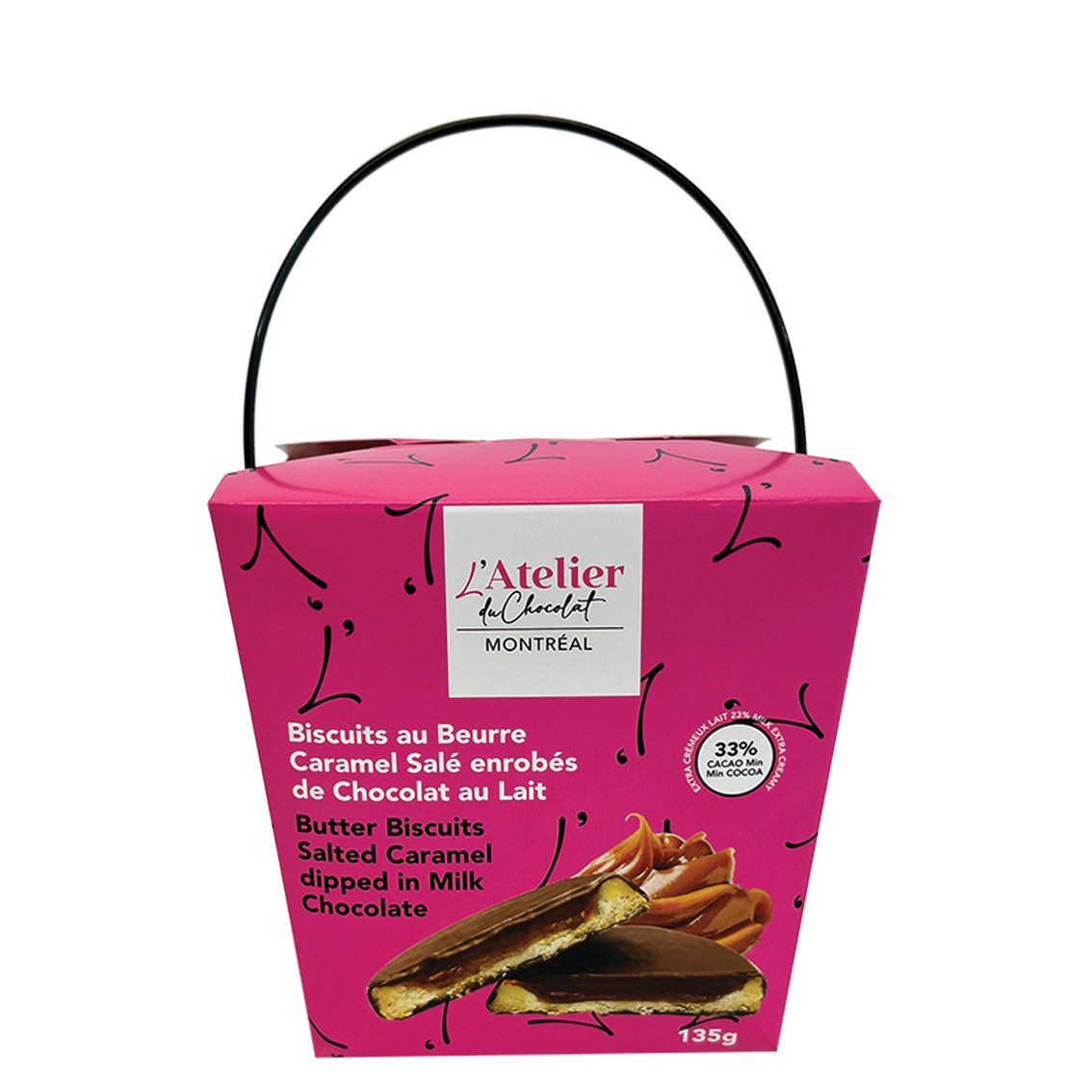 Butter Biscuits Salted Caramel dipped in Milk Chocolate
