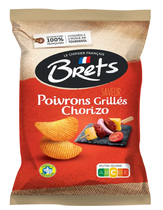 Saucisses Chorizo et Chips Brets de Poivrons Rôtis