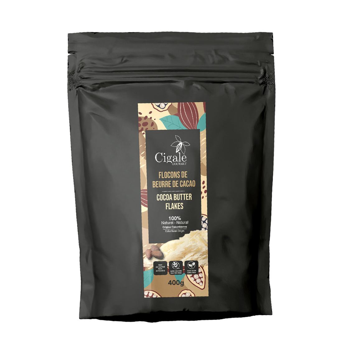 Cocoa Butter Flakes - Medium Packaging - 400g