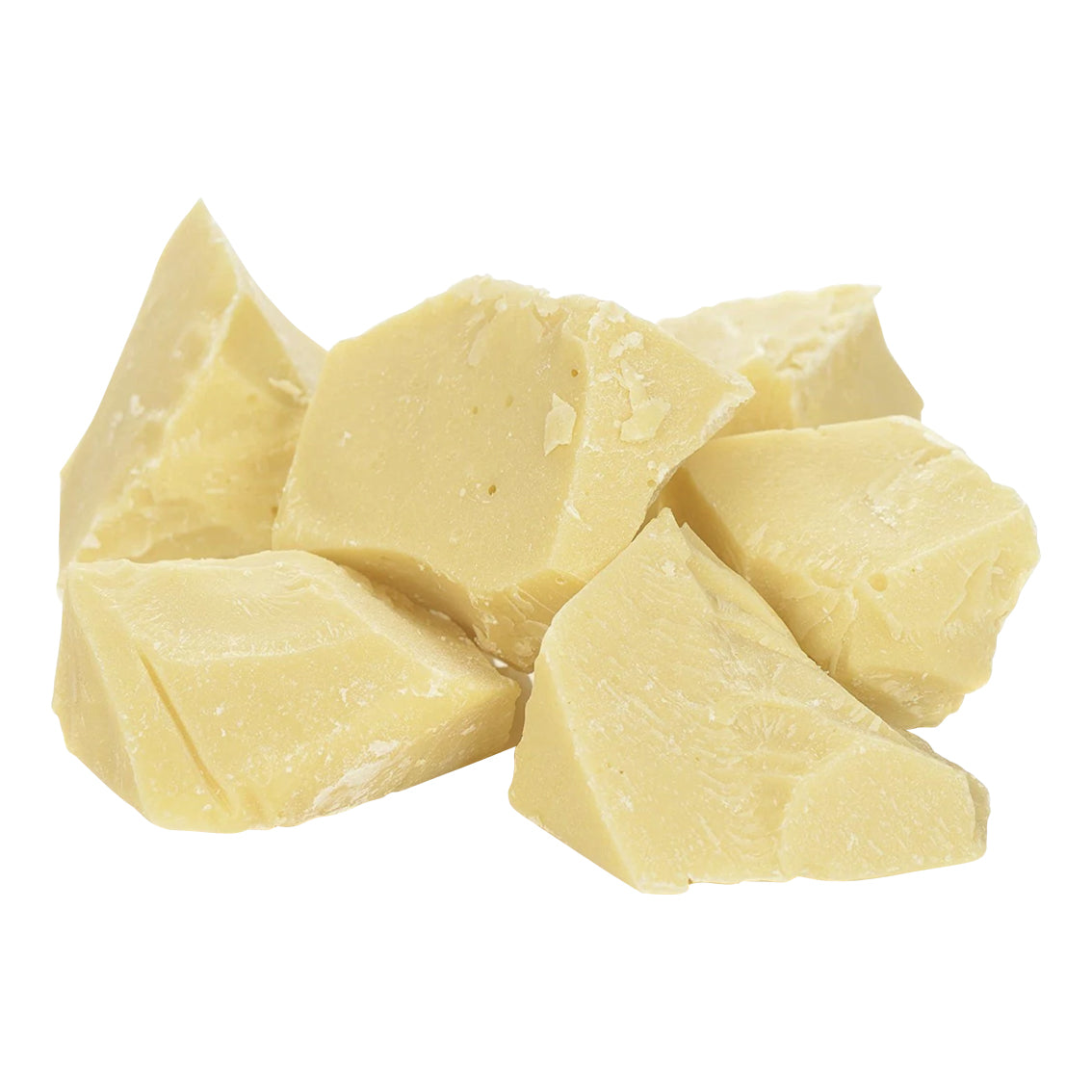 Morceaux de beurre de cacao