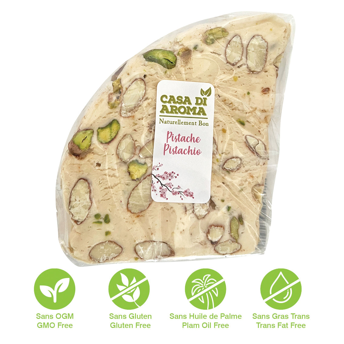 Soft nougat cake with pistachio 150g