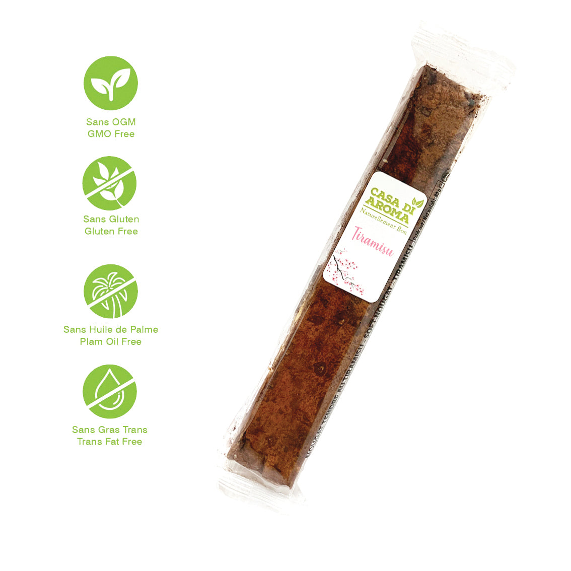 Tiramisu, Soft Nougat with Honey 80g