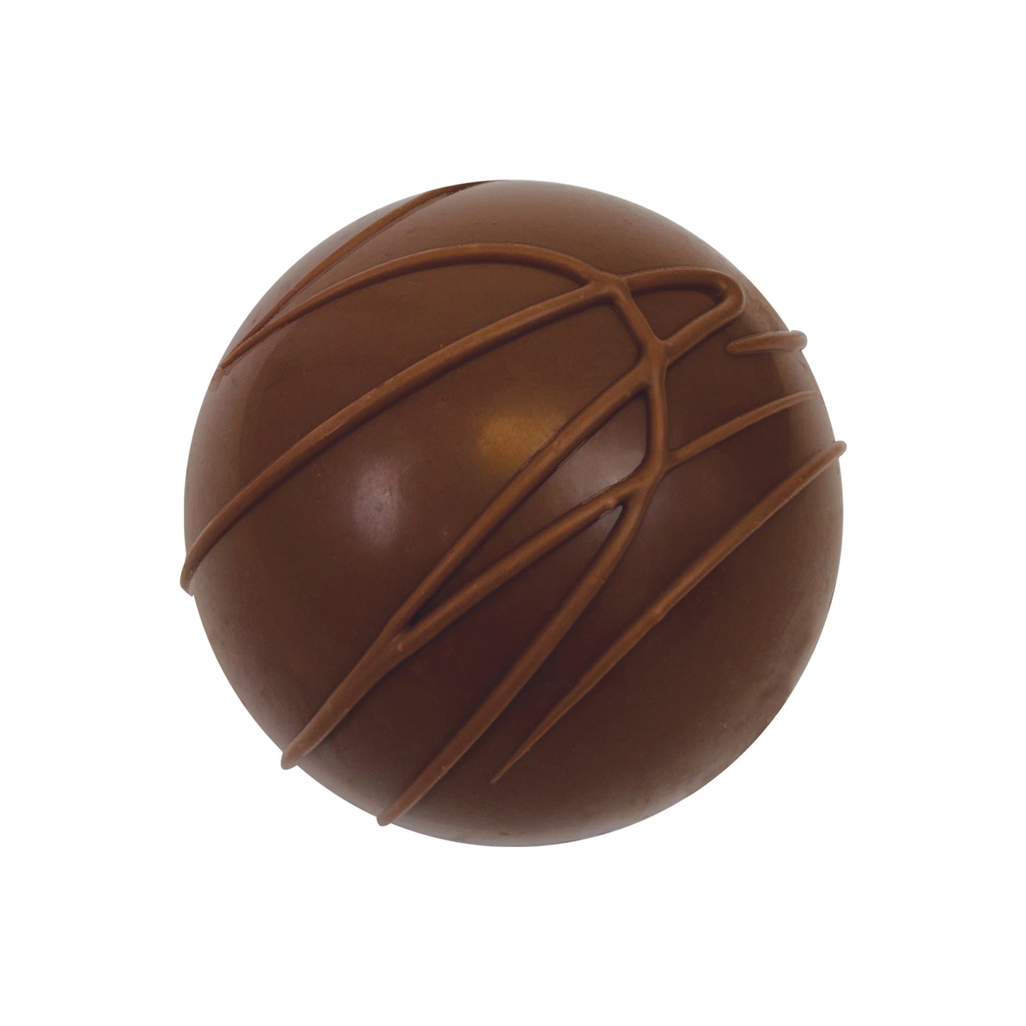 Bombe au Chocolat au Lait avec Guimauve et Poudre de Cacao