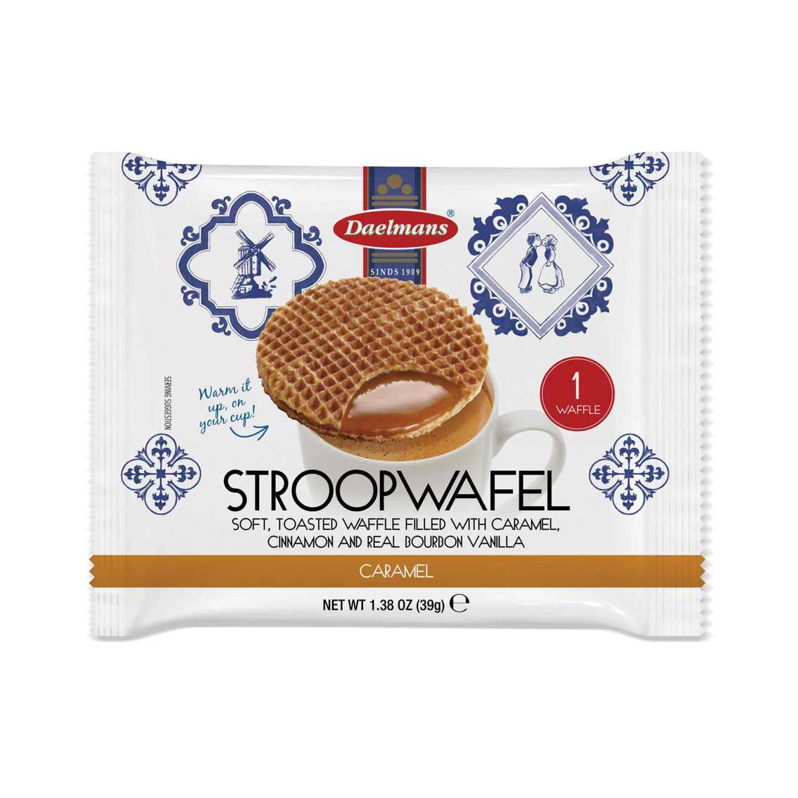Gaufres géantes au sirop de caramel