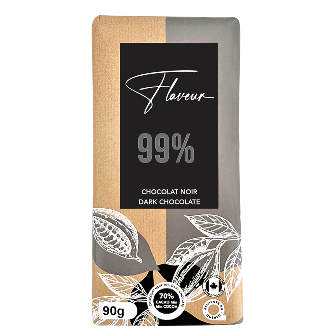 Tablette de Chocolat Noir 99% - FLN0009
