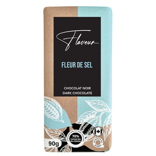 Tablette de Chocolat Noir 70% Fleur de Sel - FLN0012