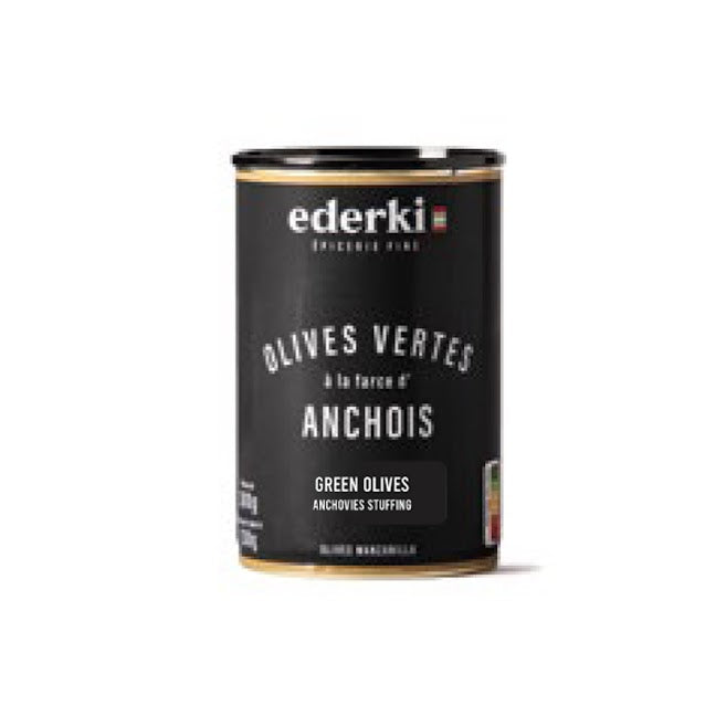 Olives vertes farcies aux anchois