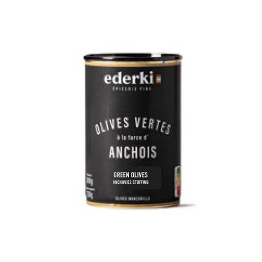 Olives vertes farcies aux anchois