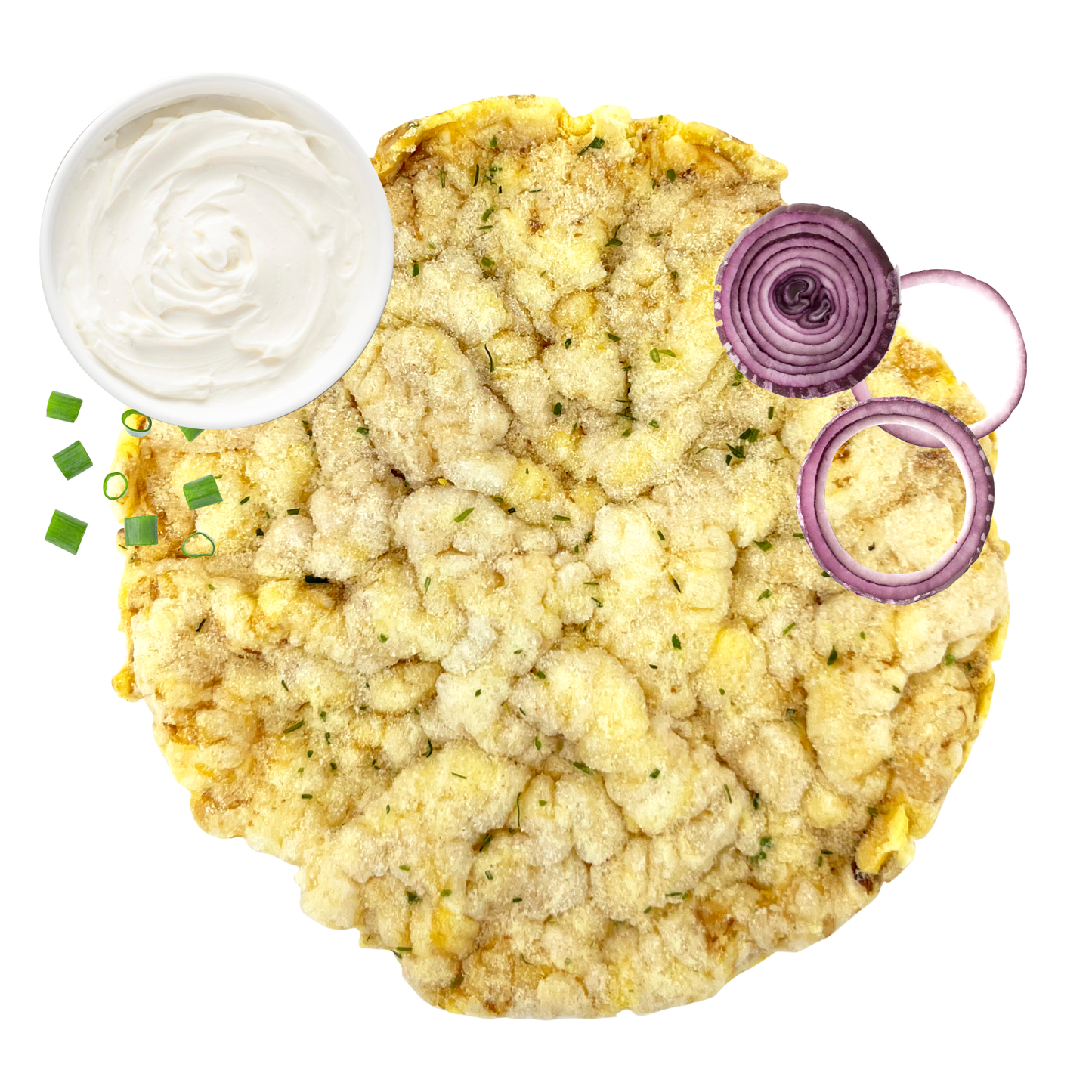 Gerblé Corn cracker Onion Cream Flavor with Chives