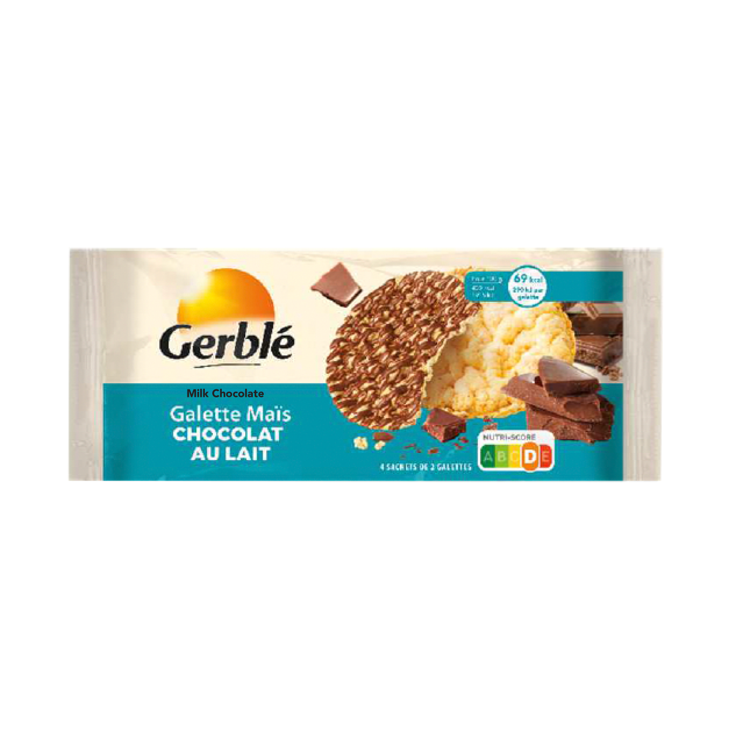 Gerblé Craquelin de maïs au chocolat au lait