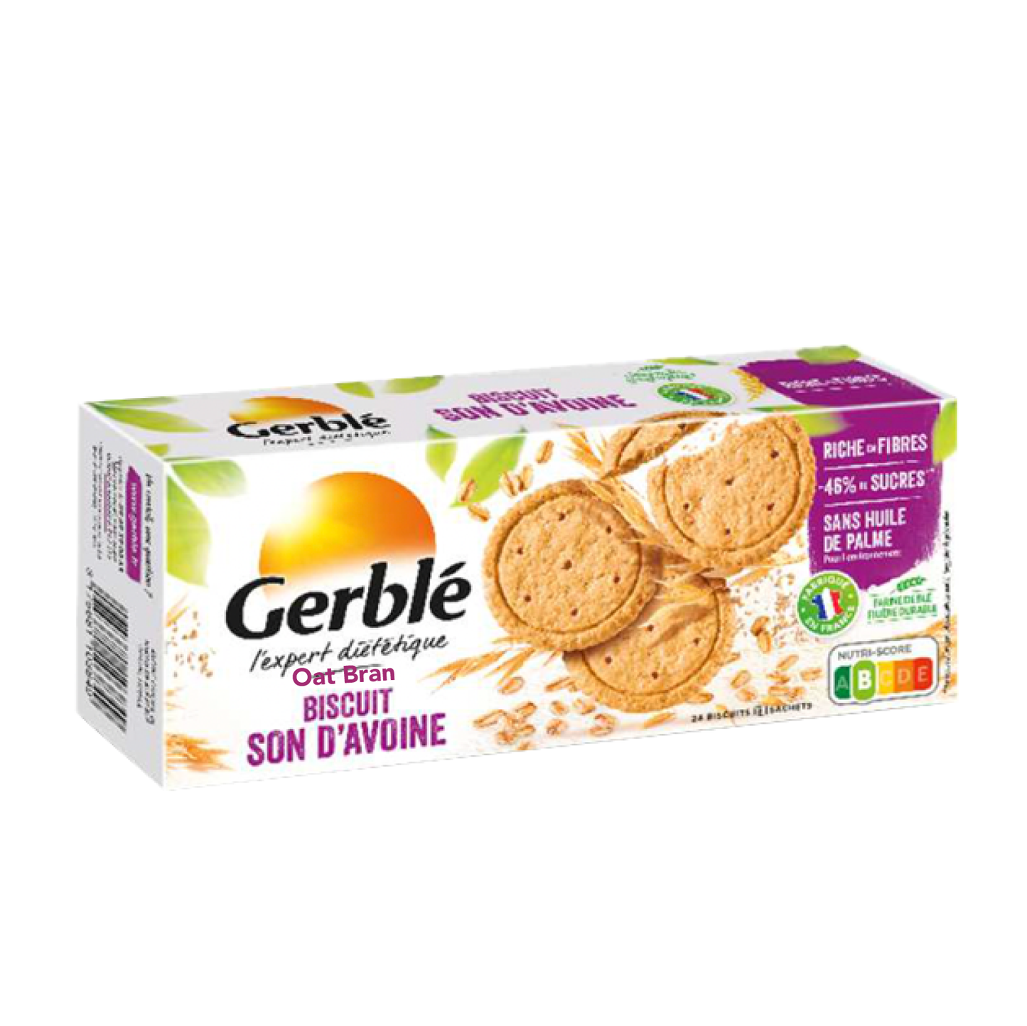 Biscuits de Son d'Avoine Gerblé