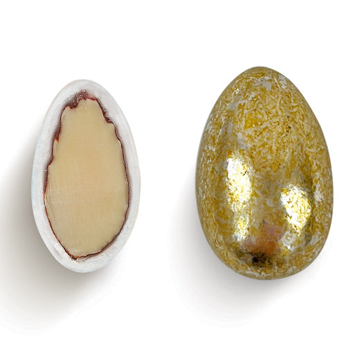 Dragées d'Amandes Vintage en Or - 100g