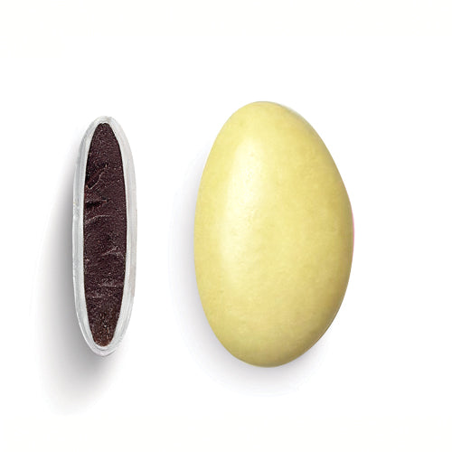 Ivory Pearlescent Chocolate Dragees - 100g