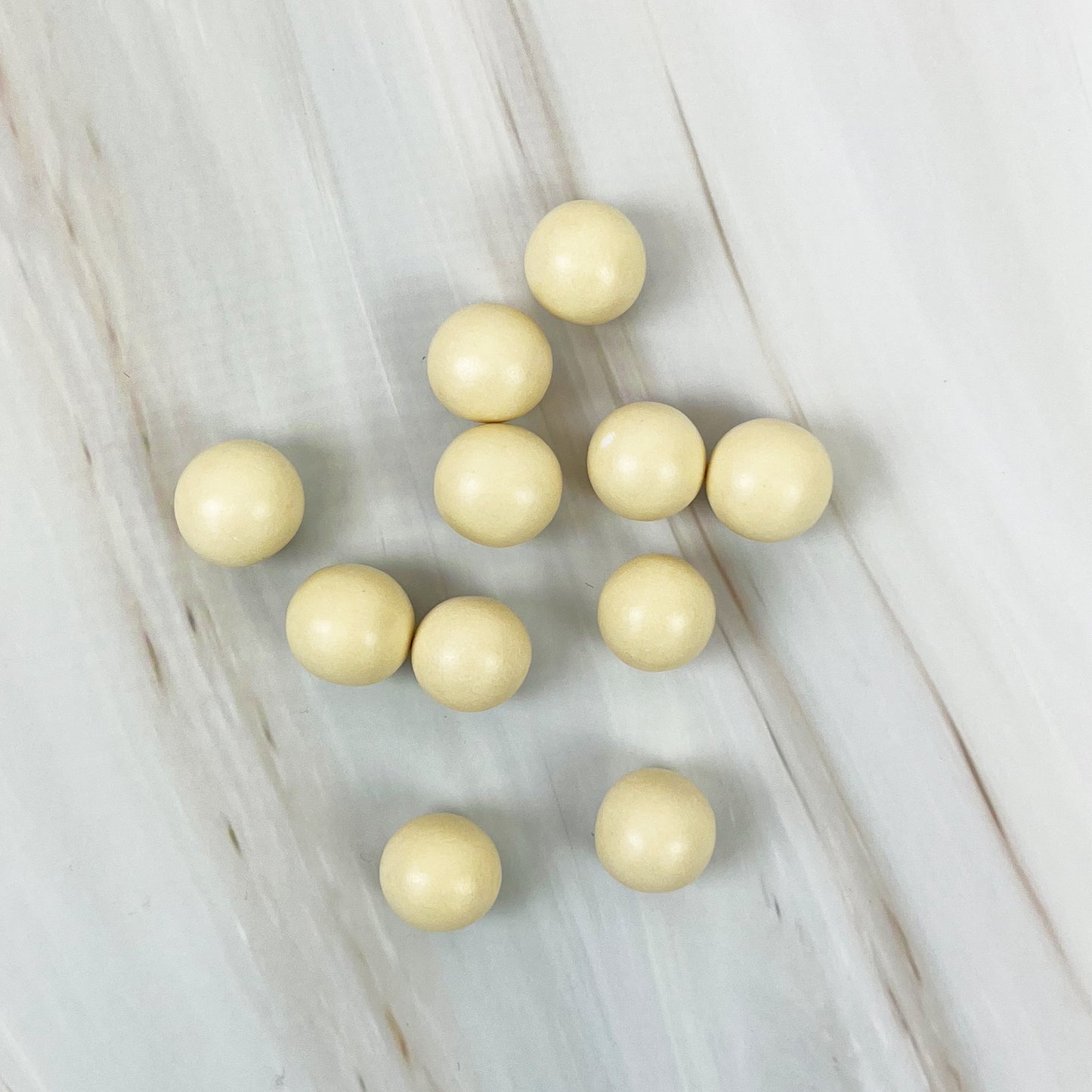 Boules croustillantes nacrées à la vanille - 100g