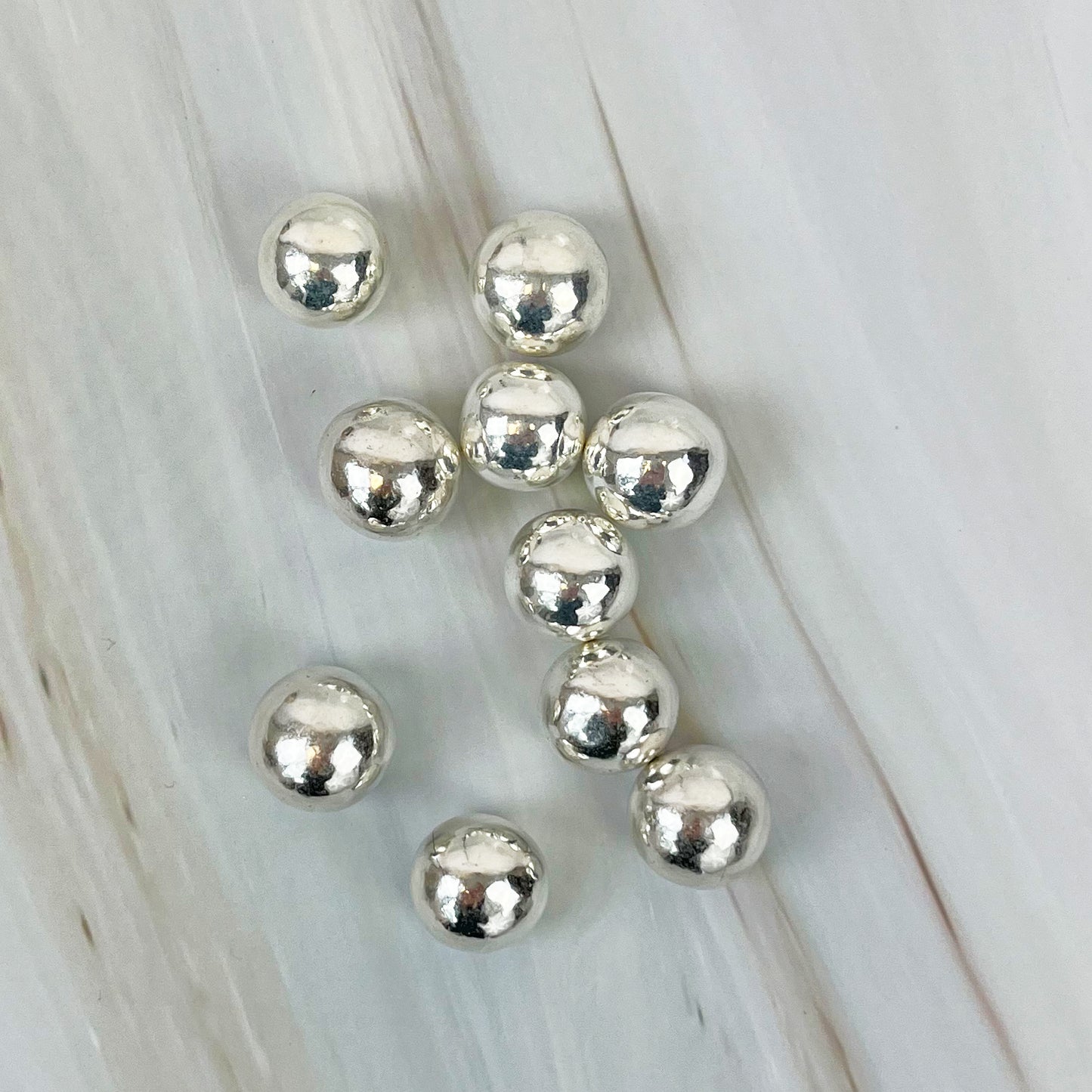 Boules croustillantes argentées - 100g