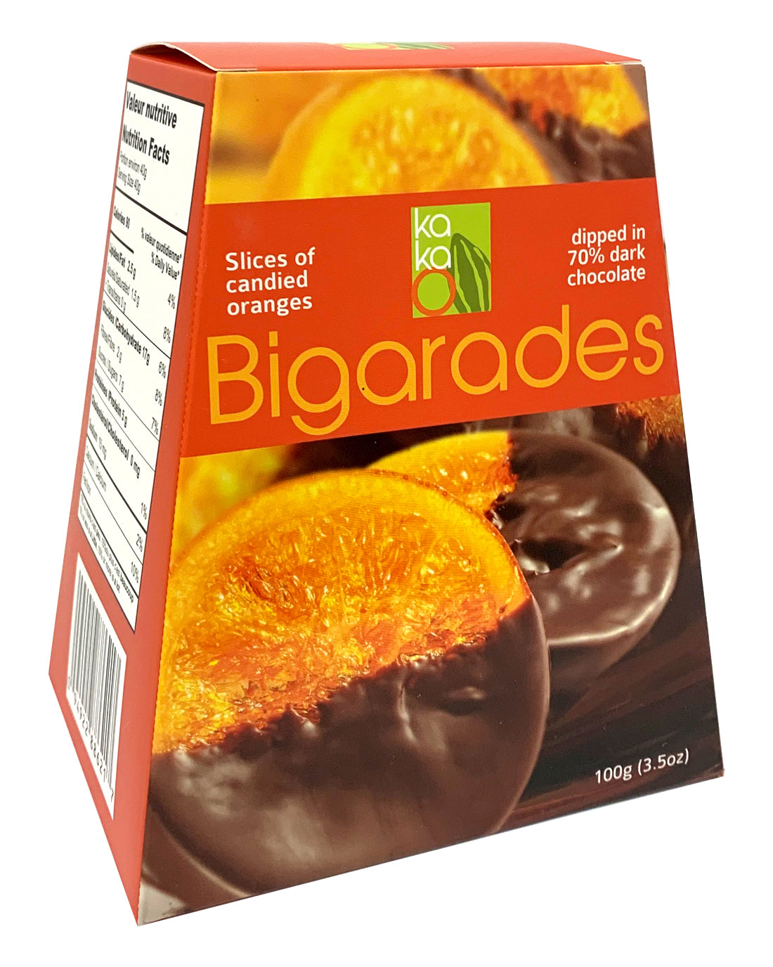 Candied Orange Slices 70 % dark choco