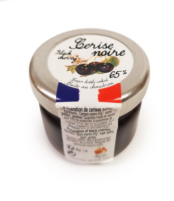 Petits pots de préparation de cerises noires 28g