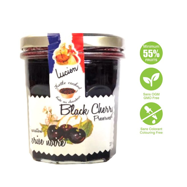 Black cherries Preparation LG Cooked in Cauldron