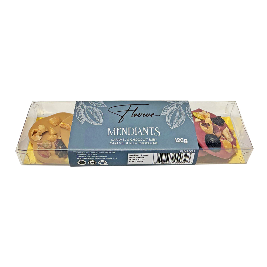 Mendiants au Caramel & Chocolat Ruby FLX9031