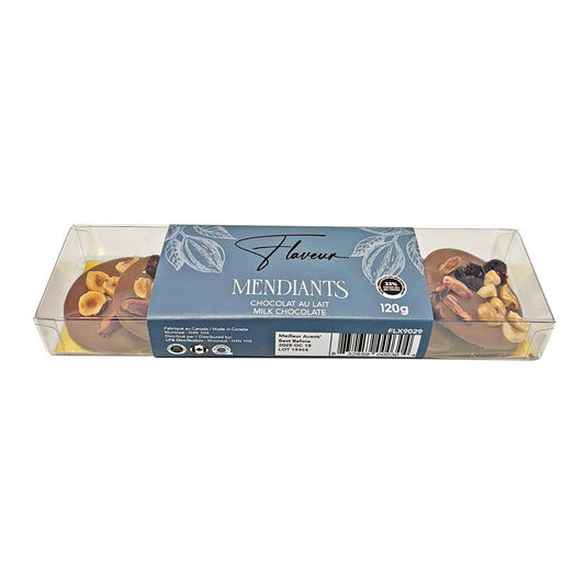 Mendiants au chocolat au lait assortis FLX9029