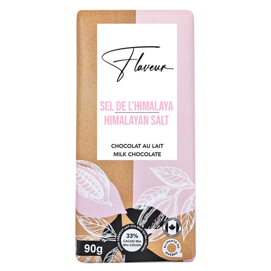 Tablette de Chocolat au Lait au Sel de l'Himalaya - FLL0043
