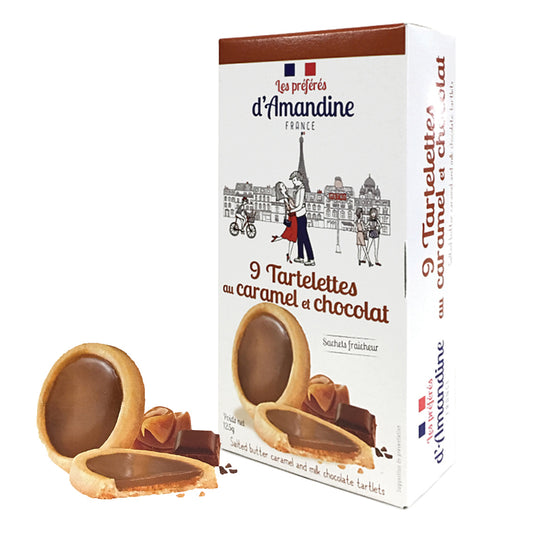 Tartelette pur beurre chocolat caramel salé