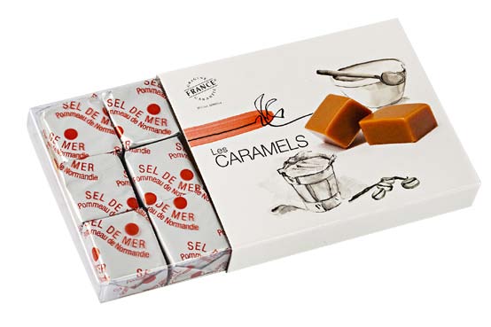 Normands PVC Caramels with pommeau de Normandie & sel