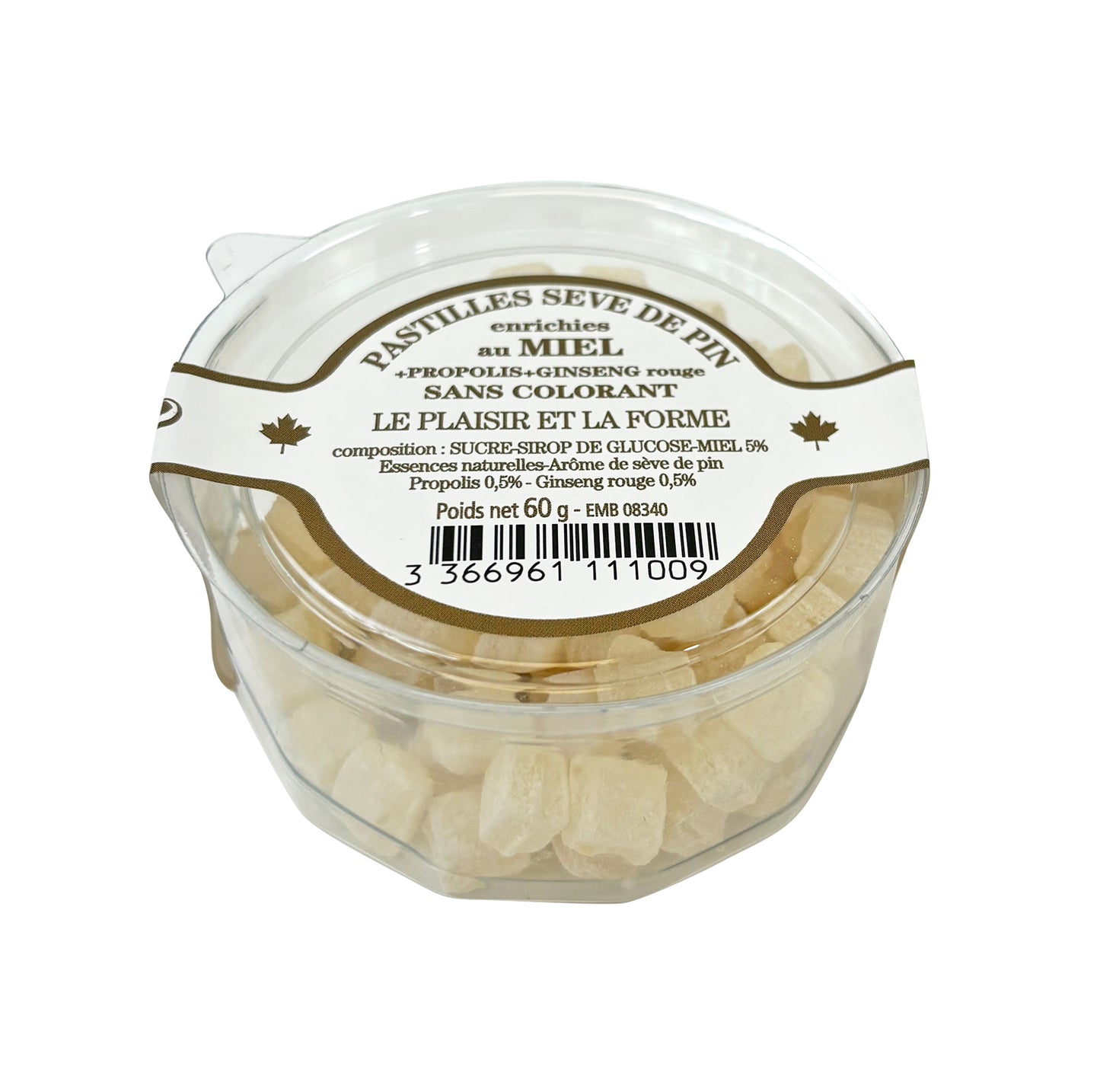 Présentoir Bonbons Sève de Pin-ginseng+Miel de Propolis