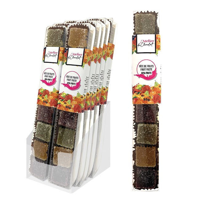 Assorted ruler Fruit Paste