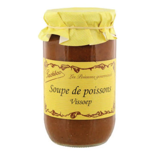 Soupe de poissons sauvages de Méditerranée, contient 42% de poisson