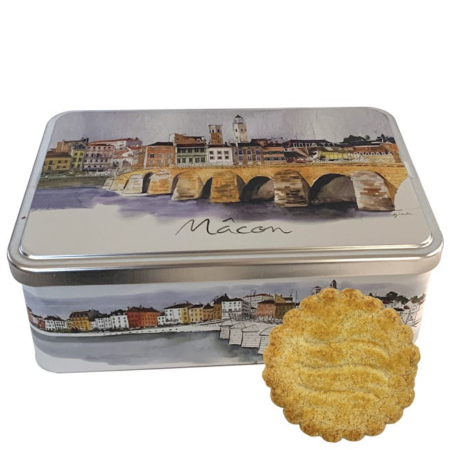 Boîte en fer Macon city galette