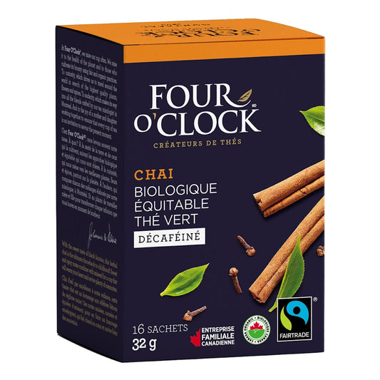 Thé Vert Chaï Décaféiné Bio Equitable