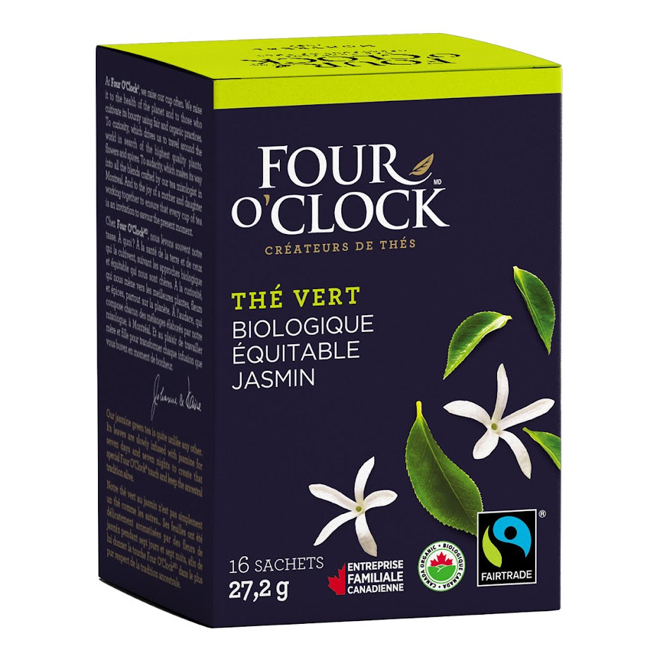 Thé vert au jasmin biologique/équitable