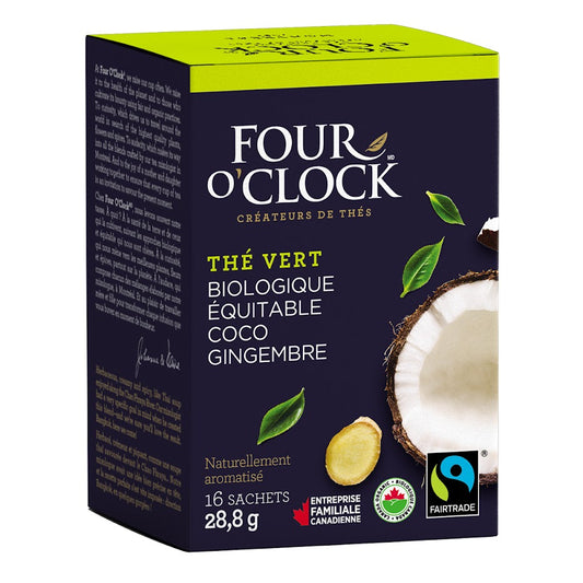 Thé vert Coco Gingembre Bio-Équitable