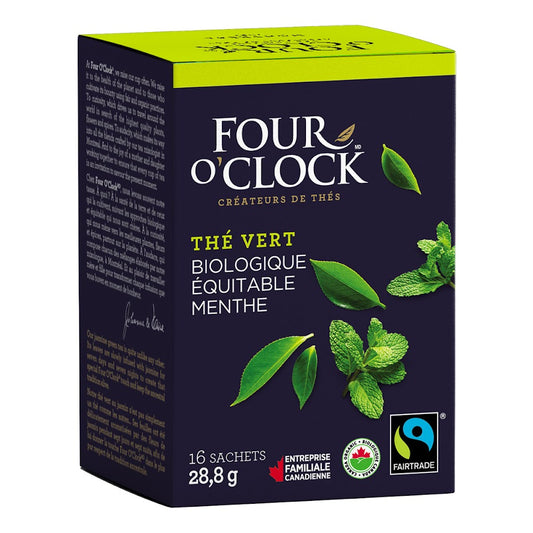 Thé vert à la menthe biologique/équitable