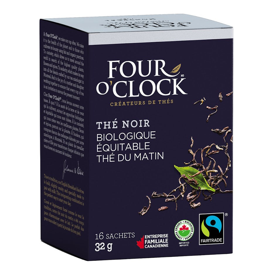 Thé noir du matin biologique/équitable
