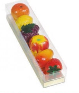 Règle 6 fruits pâte d'amande (fraise, poire, pomme, raisin rouge, citron)03PRINT07