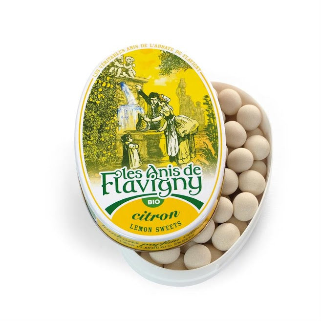 Lemon Organic - Oval Tin box Anis de Flavigny
