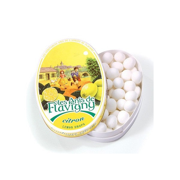 Lemon -  Anise Candy Oval Box