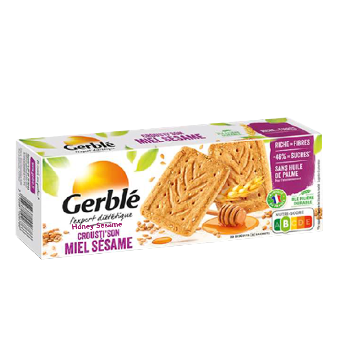 Gerblé Crunch'Bran Honey-Sesame Cookies