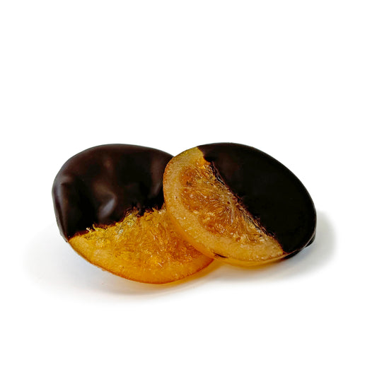 Orange confite trempée dans du chocolat noir 70% - 100g