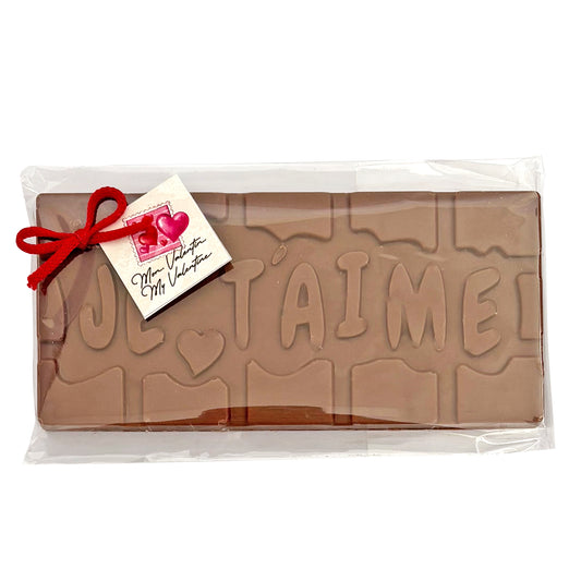 Je t'aime Milk Chocolate Bar - 95g