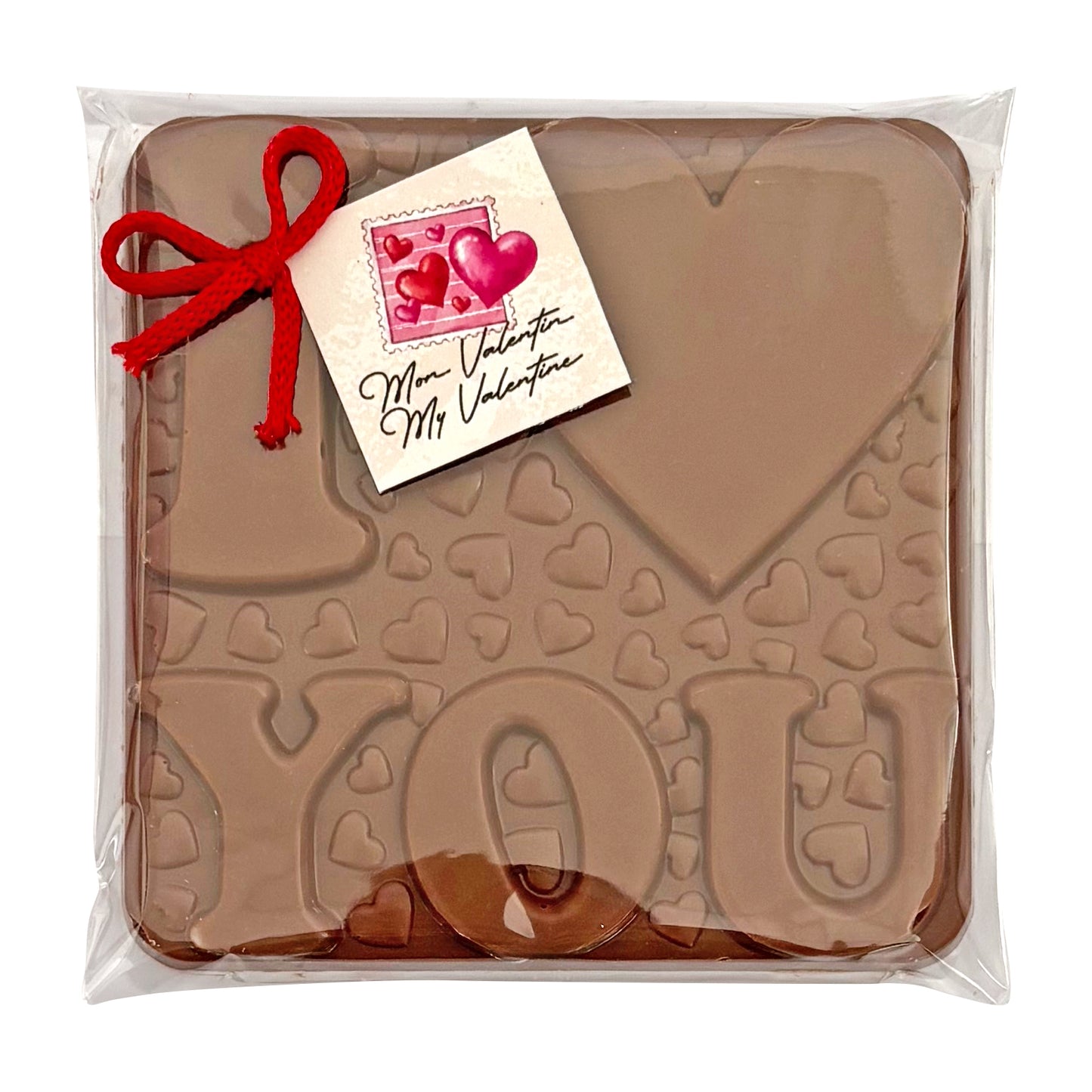 I Love You Square Milk Chocolate Bar - 75g