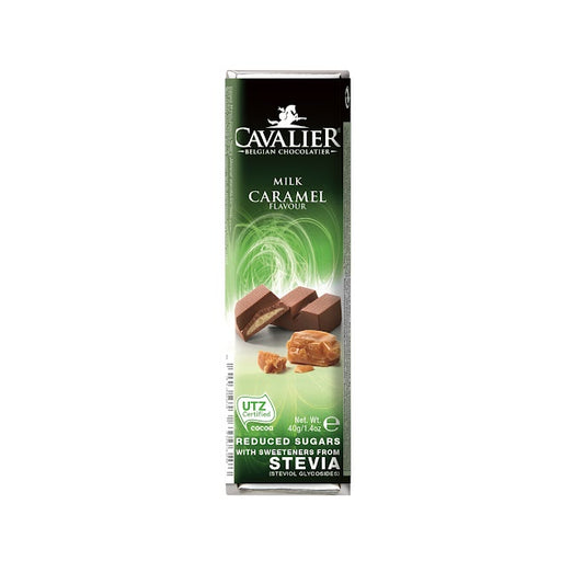 Cavalier Stevia  milk chocolate with caramel